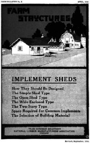 [Gutenberg 51639] • Implement sheds